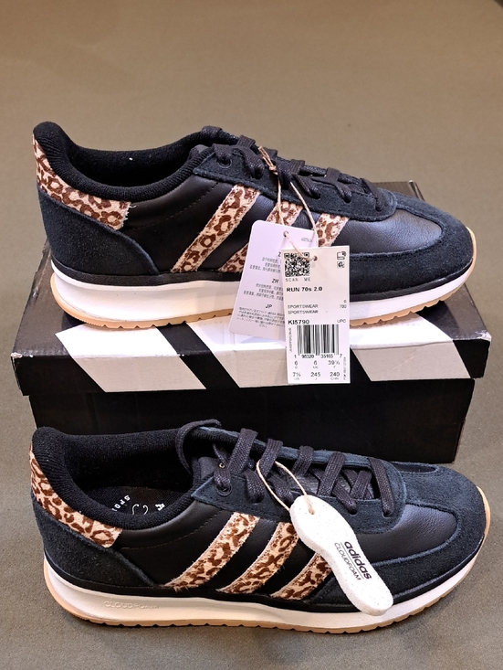 adidas Shoes - Adidas Run 70s 2.0 Shoes - Color: Black/Beige/Brown - Size: Women 7.5